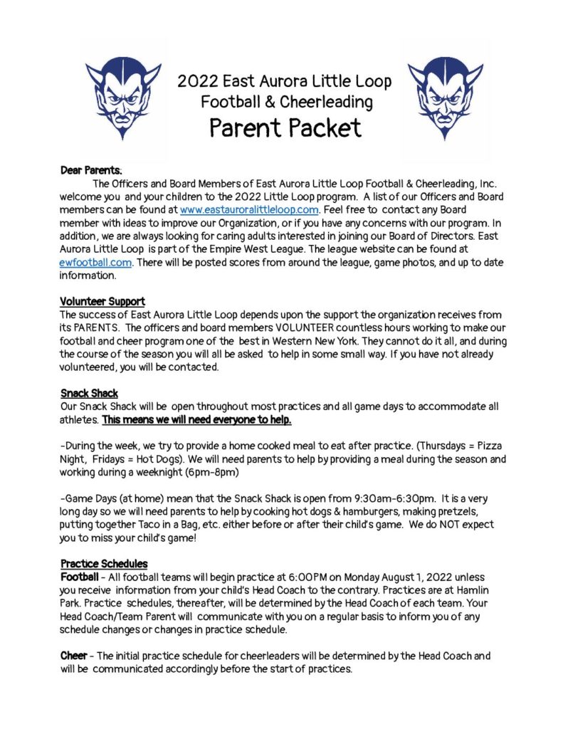 Parent Packet 2022
